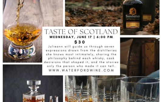 Delafield A taste of Scotland with Julieann Fernandez Master Blender